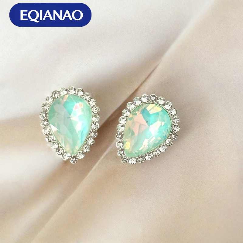 Embellish Craft - EQIANAO 50pcs Opal Teardrop Rhinestone Embellishments