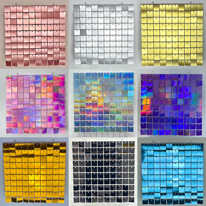 18 Pcs Sequin Panel Background - огляд і ціна Sequin Fabric Panel