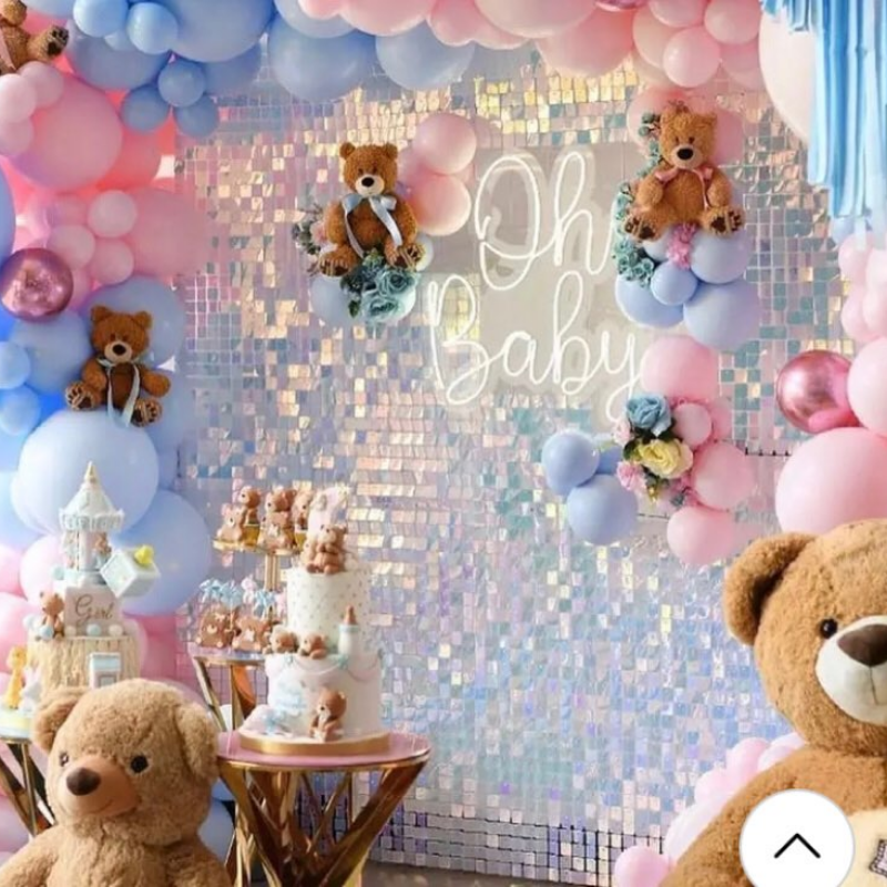 18 Pcs Sequin Panel Background - огляд і ціна Sequin Fabric Panel