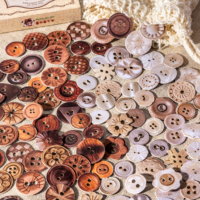 JIANQI 100 Sheets Button shape - огляд і ціна Embellishments For Scrapbooking