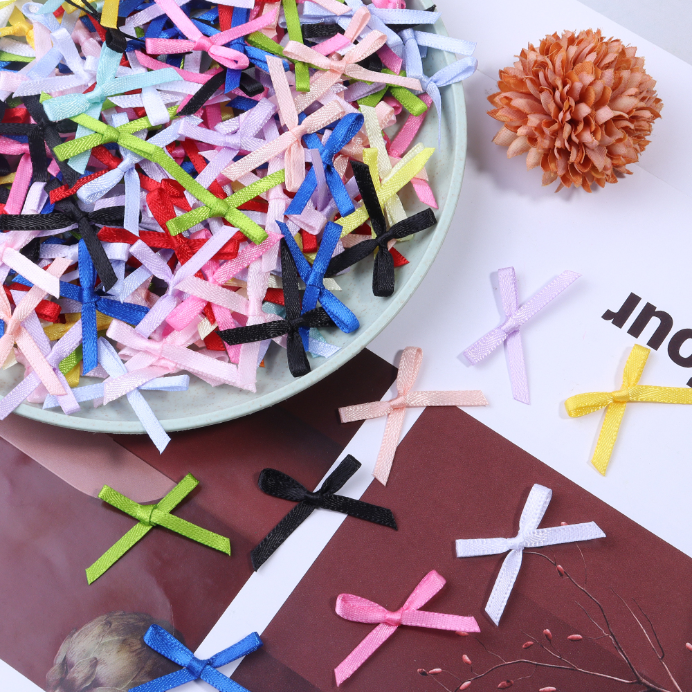 50Pcs 2.5x3cm Ribbons Mini Sat - огляд і ціна Embellishments For Scrapbooking