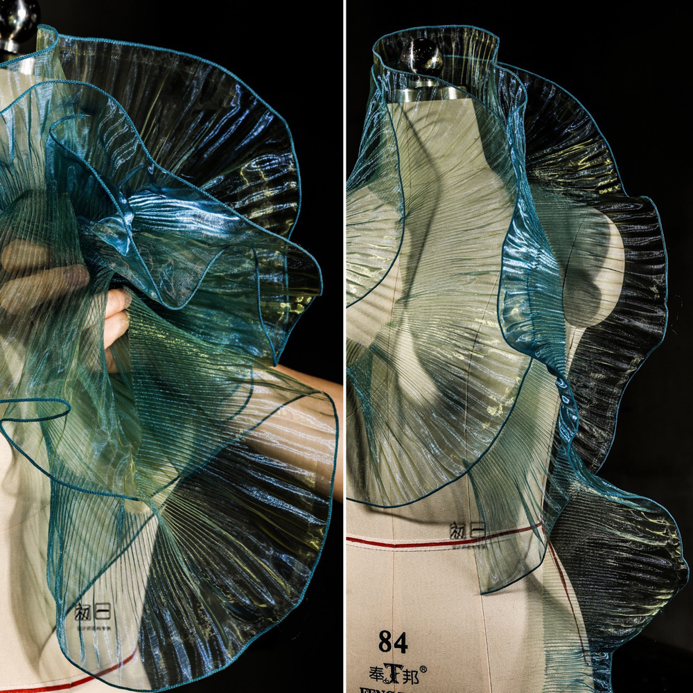 2 Yards Mermaid Pleated Flower - огляд і ціна Beaded Trim Fringe