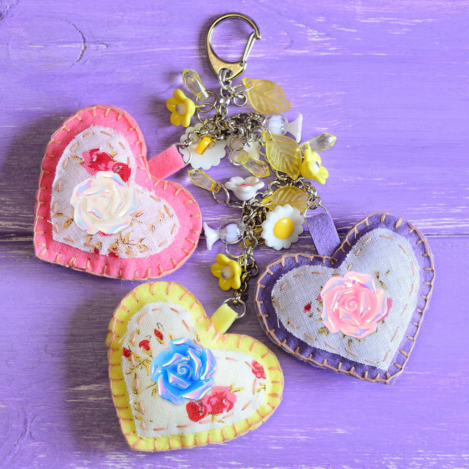 20Pcs Rose Flower Phone Case A - огляд і ціна Craft Embellishments