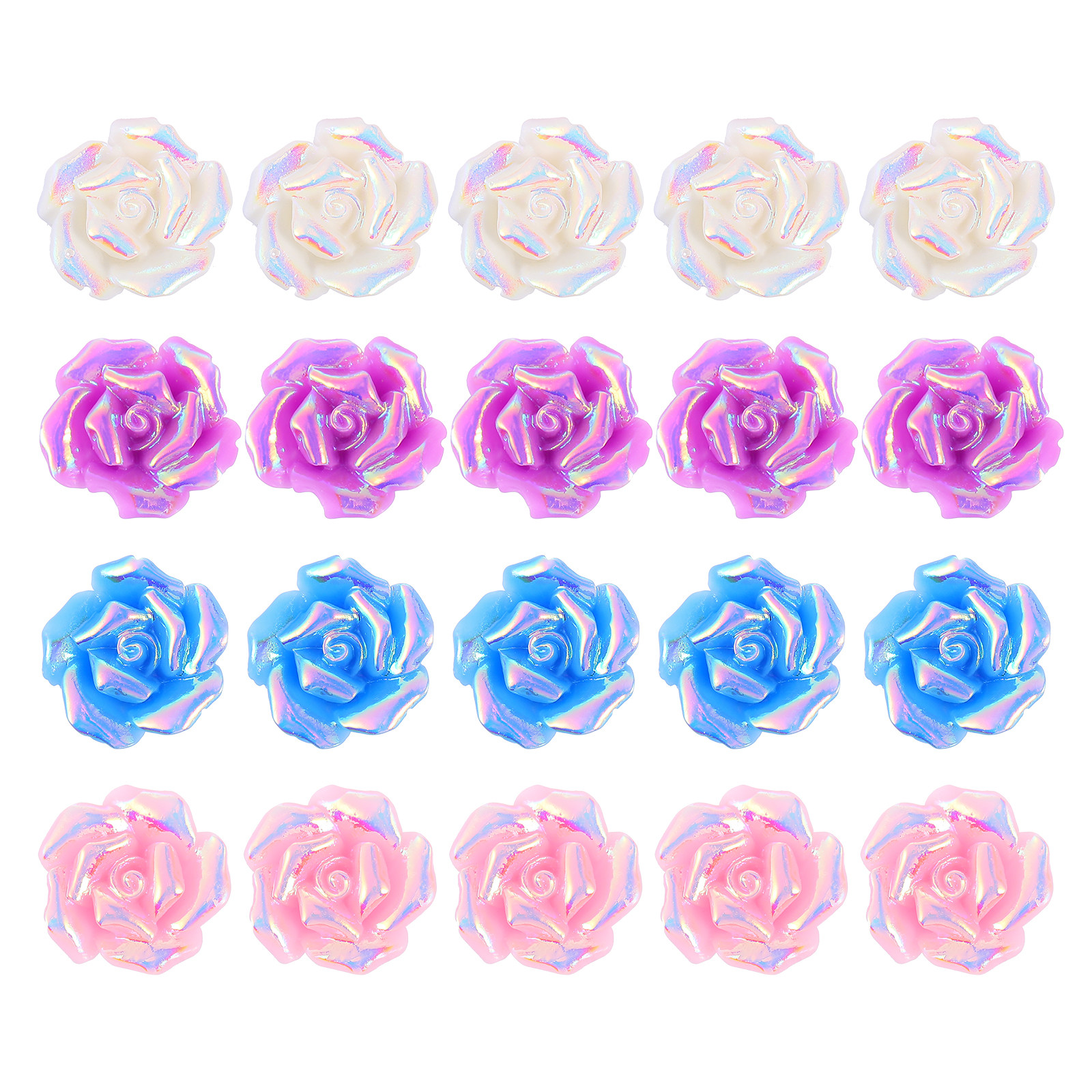20Pcs Rose Flower Phone Case A - огляд і ціна Craft Embellishments