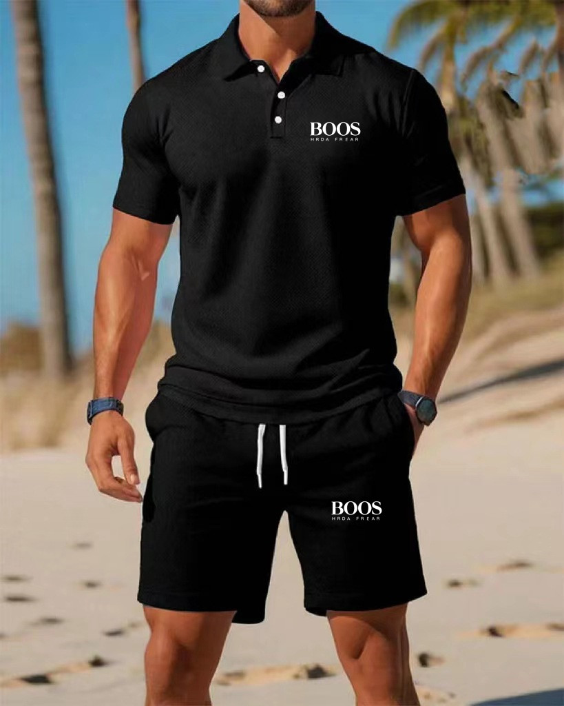 New men's business casual shor - огляд і ціна Embellish Knit
