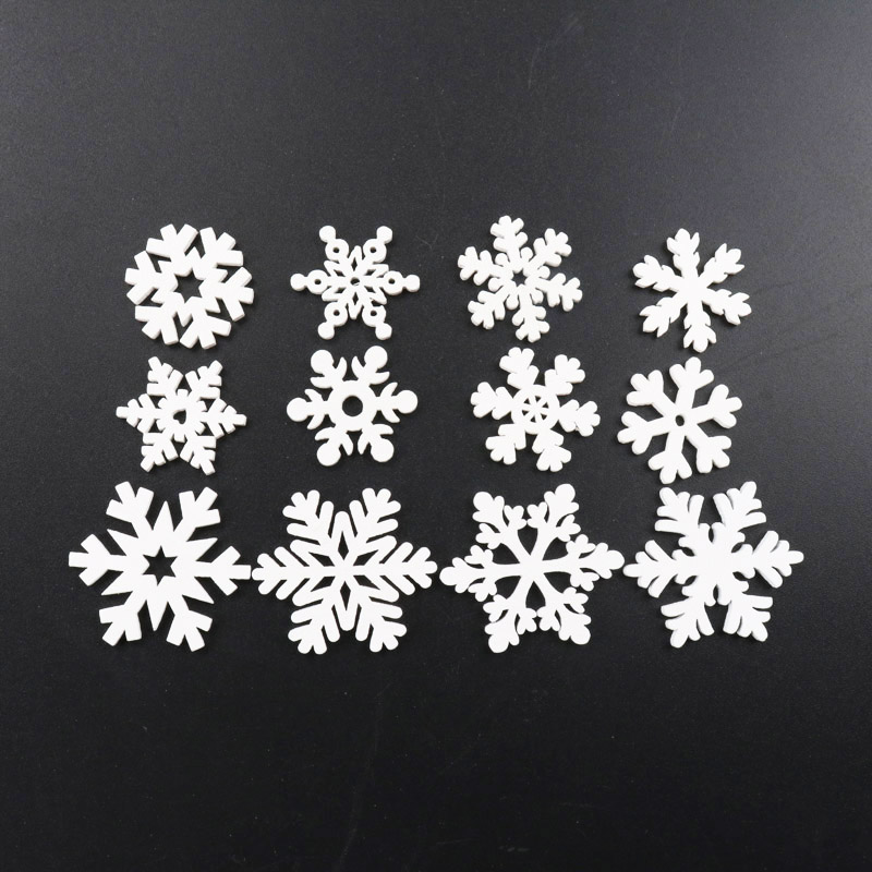 20Pcs Wooden Christmas Snowfla - огляд і ціна Embellishments For Scrapbooking