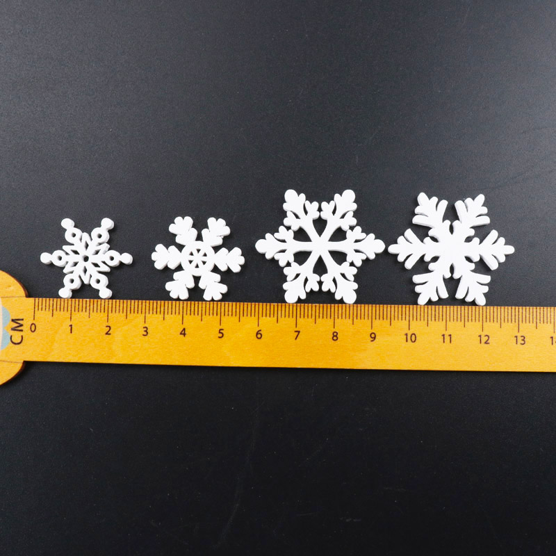 20Pcs Wooden Christmas Snowfla - огляд і ціна Embellishments For Scrapbooking