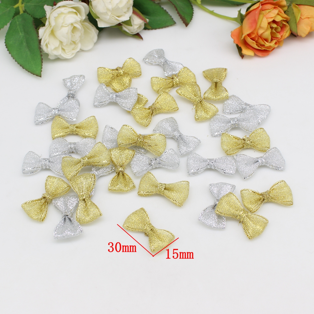50/100pcs 15mm-30mm Gold and S - огляд і ціна Embellishments For Scrapbooking