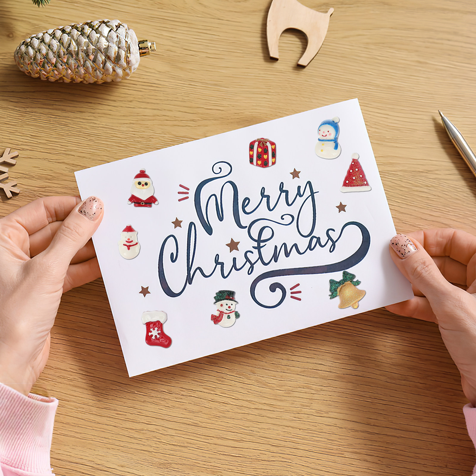 50 PCS Embellishment Christmas - огляд і ціна Craft Embellishments
