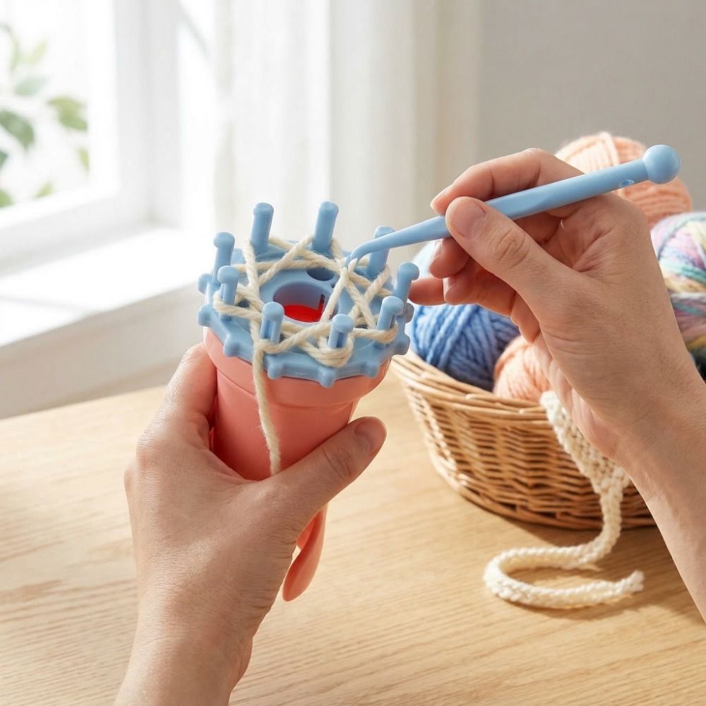 Plastic Spool Knitter Round Sh - огляд і ціна Pom Pom Maker Tool