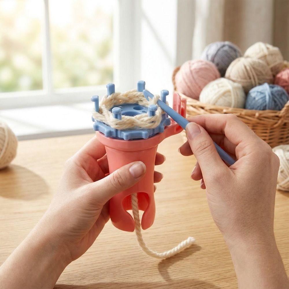 Plastic Spool Knitter Round Sh - огляд і ціна Pom Pom Maker Tool