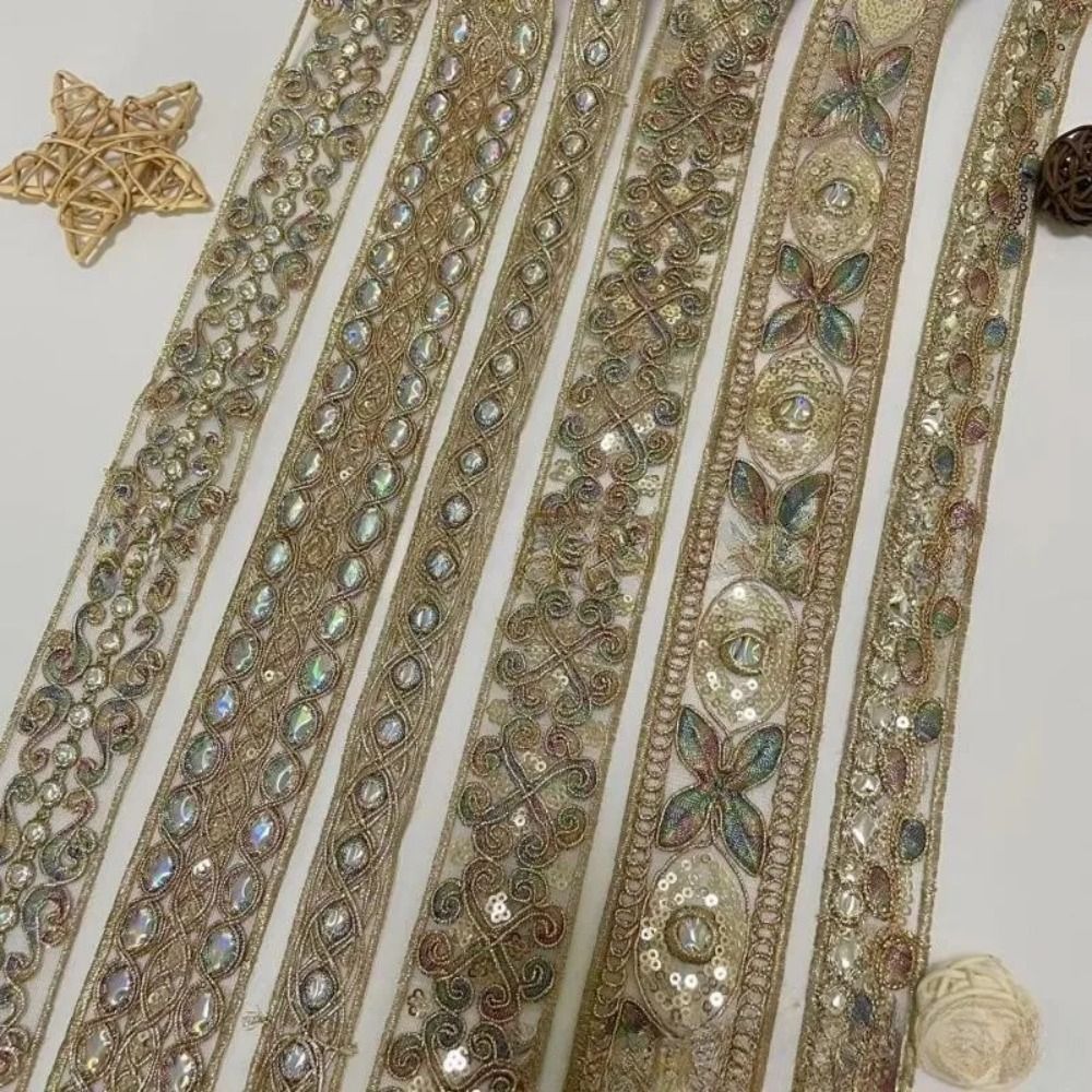 10 Yards Butterfly Flower Sequ - огляд і ціна Beaded Trim Fringe