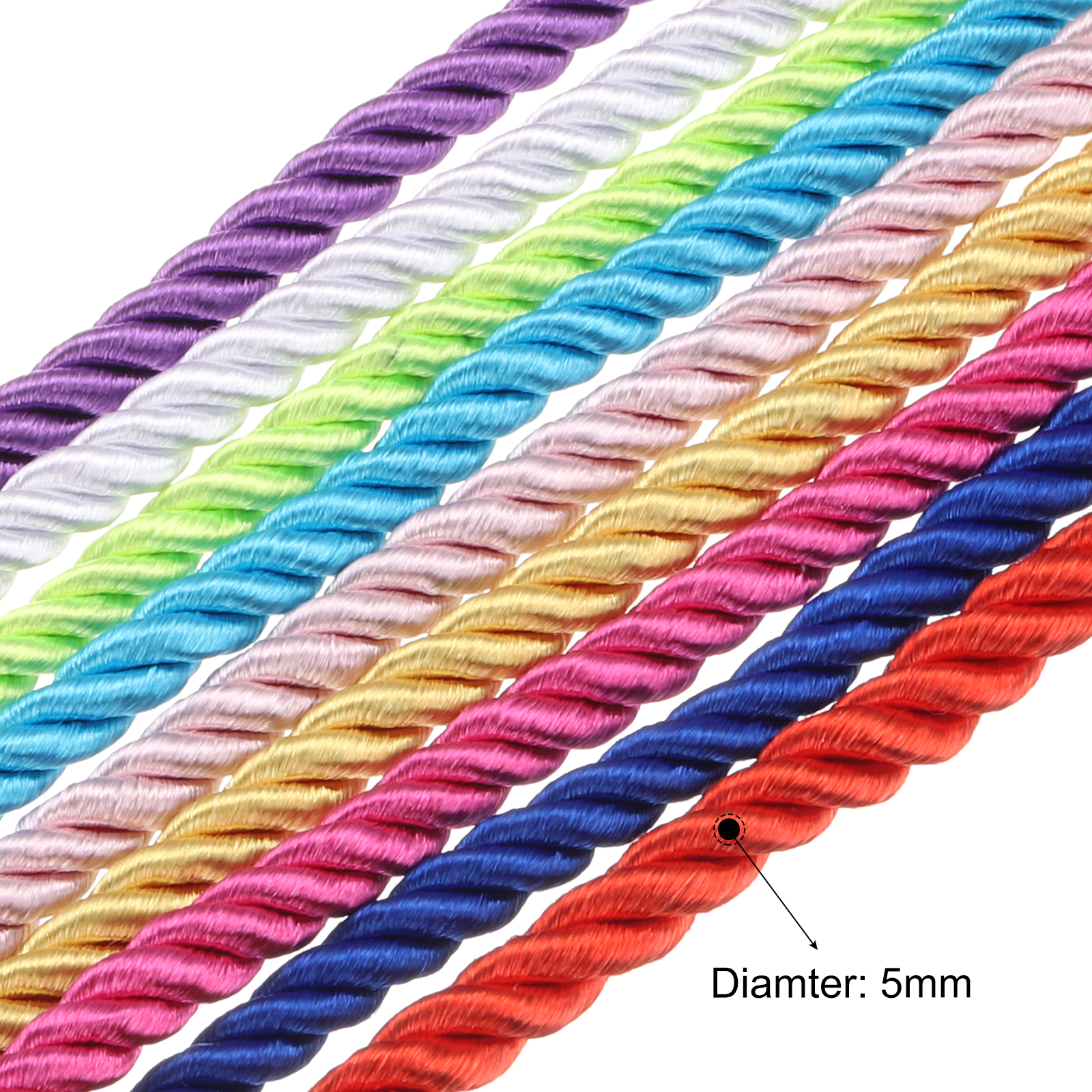 Uxcell Twisted Cord Trim, 22 Y - огляд і ціна Cord Trim Twisted