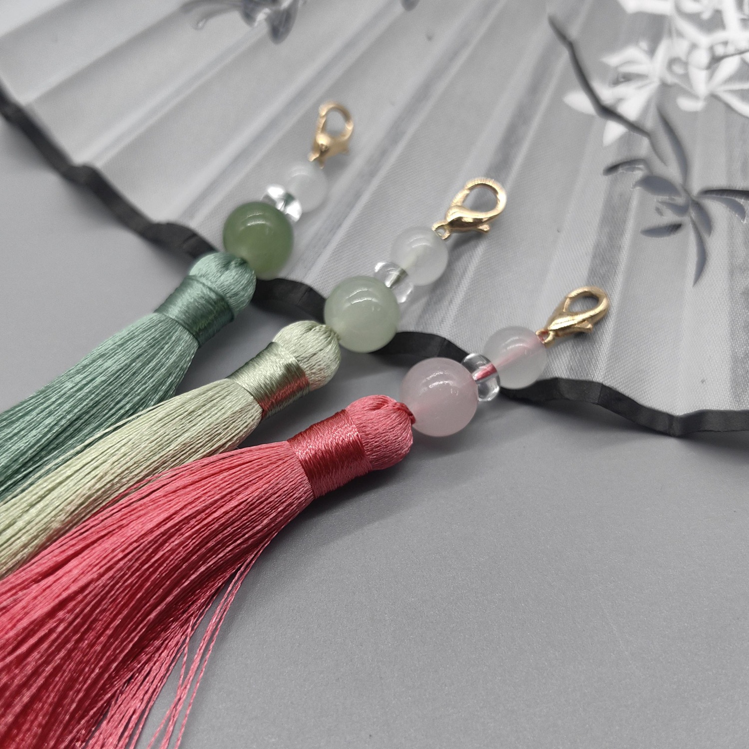 8cm Lobster Clasp Tassel Charm - огляд і ціна Beaded Trim Fringe