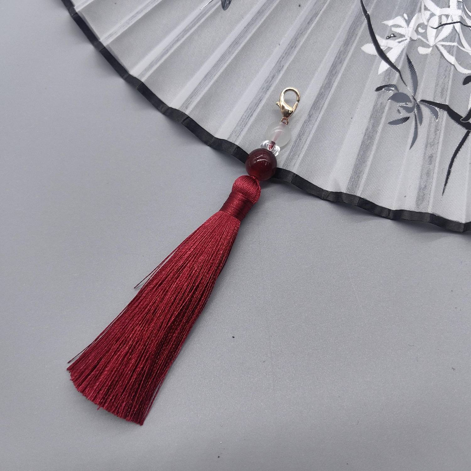8cm Lobster Clasp Tassel Charm - огляд і ціна Beaded Trim Fringe