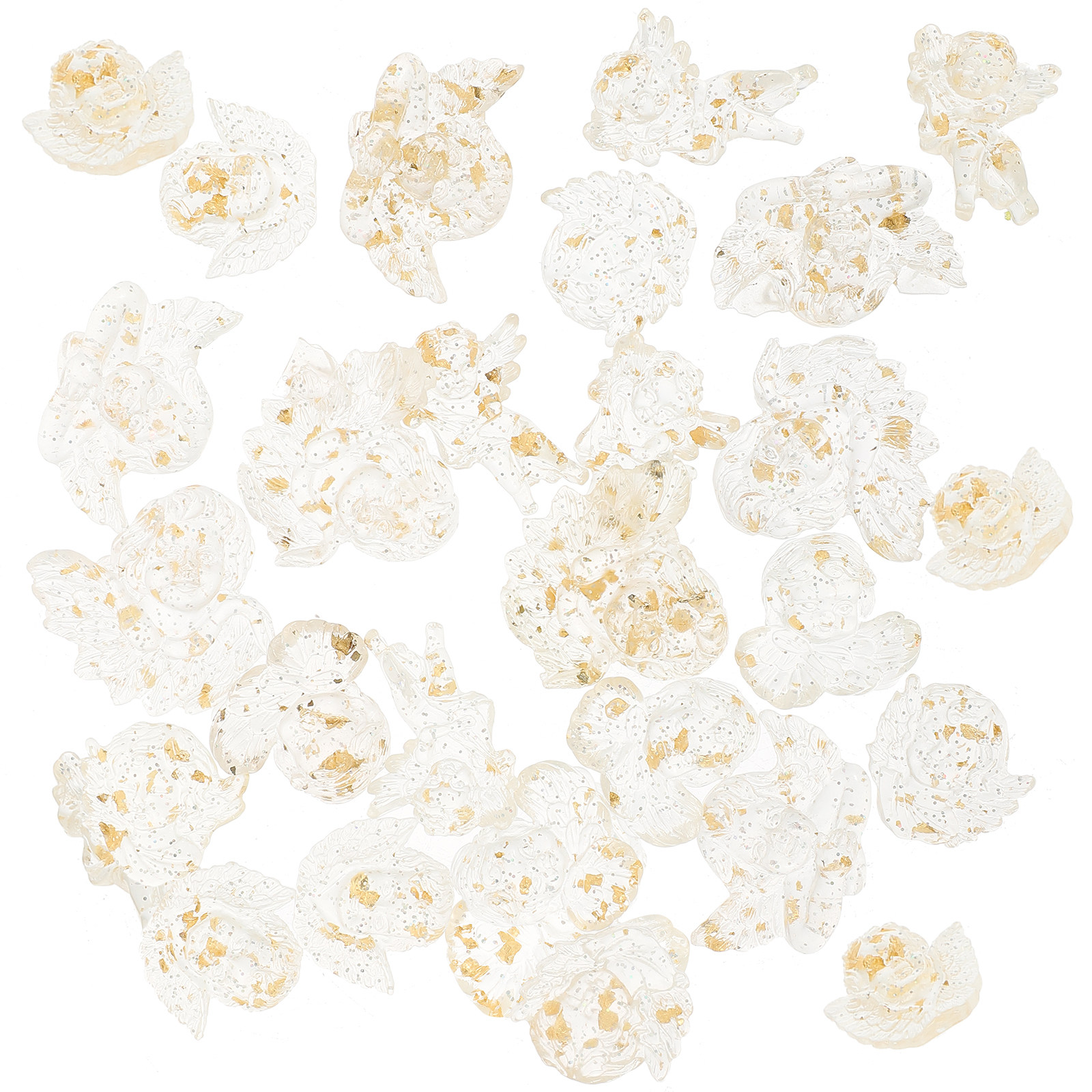24Pcs Mini Resin Angel Flatbac - огляд і ціна Craft Embellishments