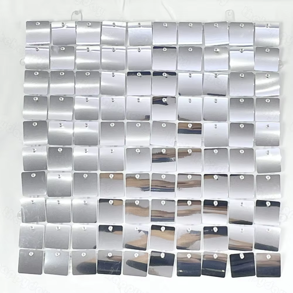 12Pcs Silver Shimmer Wall Back - огляд і ціна Sequin Fabric Panel