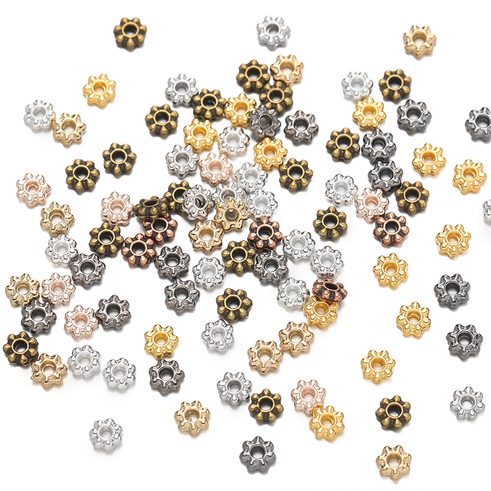200pcs/lot 4/6mm Daisy Snowfla - огляд і ціна Embellishment Crafts