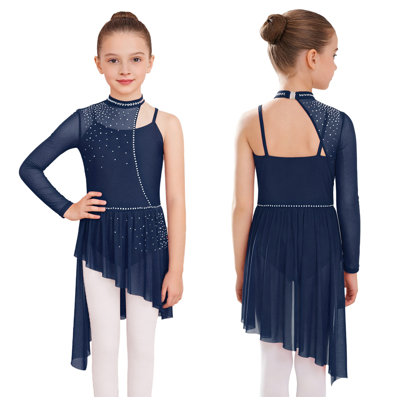 Kids Girls Modern Lyrical Danc - огляд і ціна Rhinestone Banding Trim