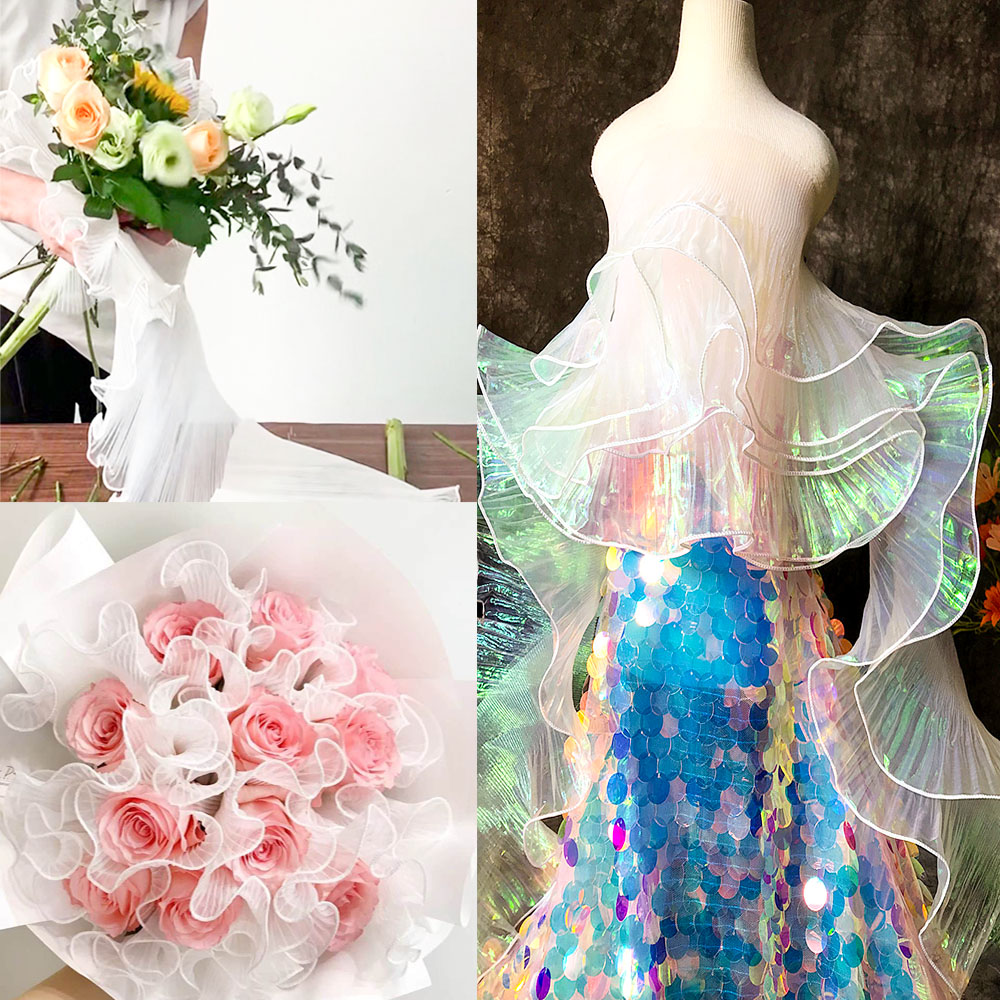 Lace Trim Organza Fabric Merma - огляд і ціна Beaded Trim Fringe