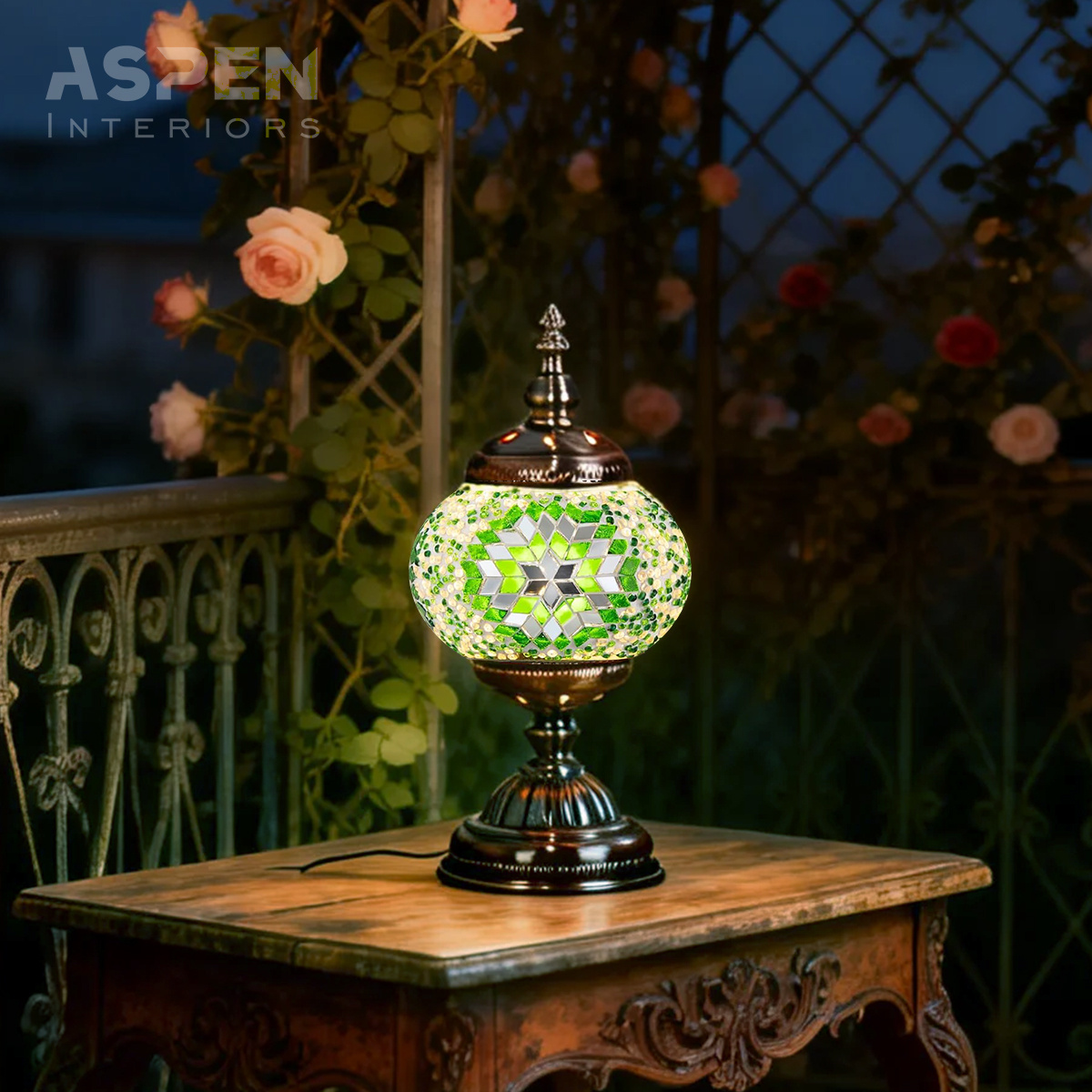 DIY Colored Glass Mosaic Table - огляд і ціна Craft Embellishments