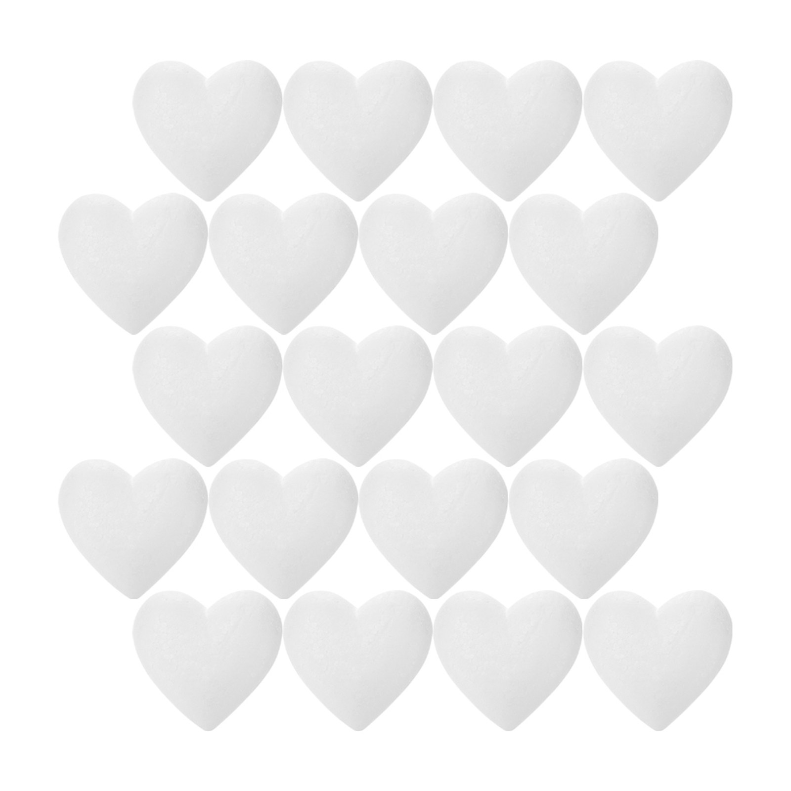 20Pcs Blank Heart Foam Balls L - огляд і ціна Craft Embellishments