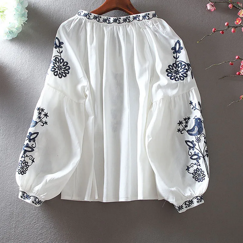 2026 Women's Retro Blouse Nati - огляд і ціна Tassel Fringe Trim