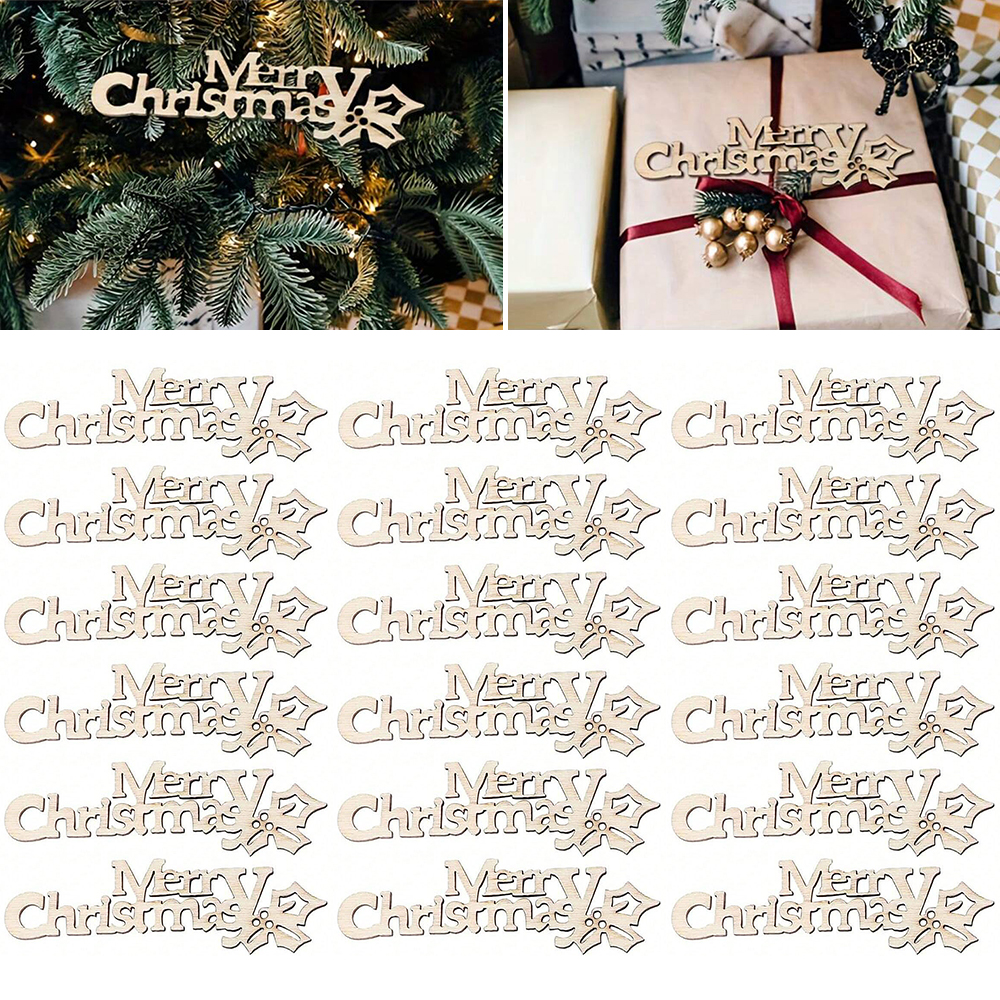 10/20/100Pcs Merry Christmas W - огляд і ціна Embellishments For Scrapbooking