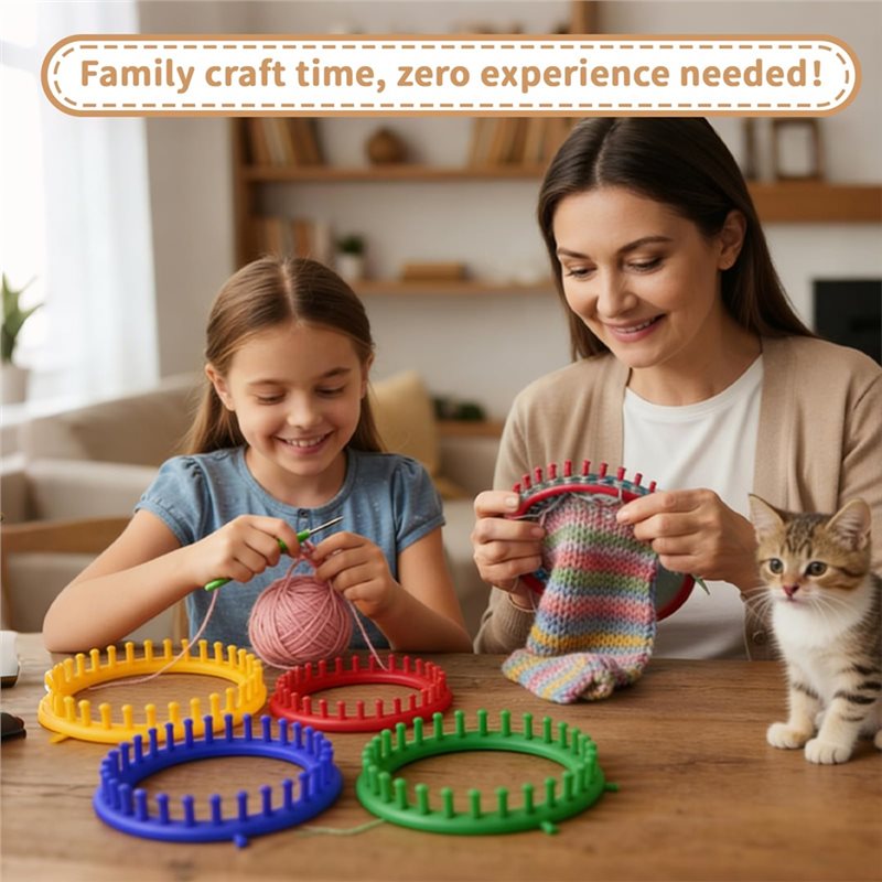 FYBL-DIY Tool Knitting Loom Ki - огляд і ціна Pom Pom Maker Tool