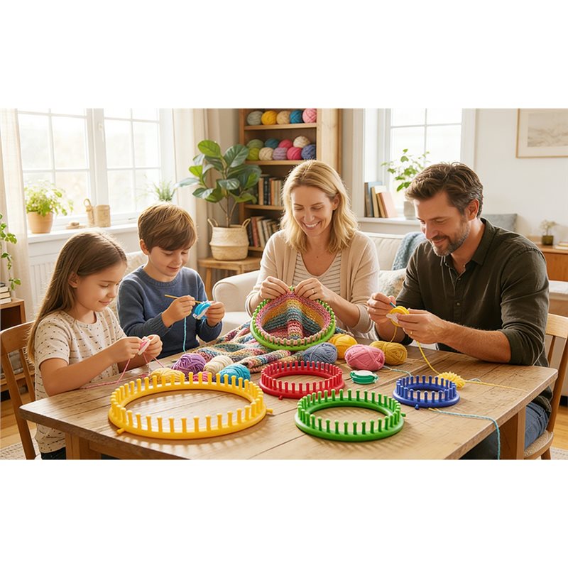 FYBL-DIY Tool Knitting Loom Ki - огляд і ціна Pom Pom Maker Tool