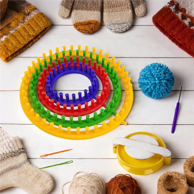 FYBL-DIY Tool Knitting Loom Ki - огляд і ціна Pom Pom Maker Tool