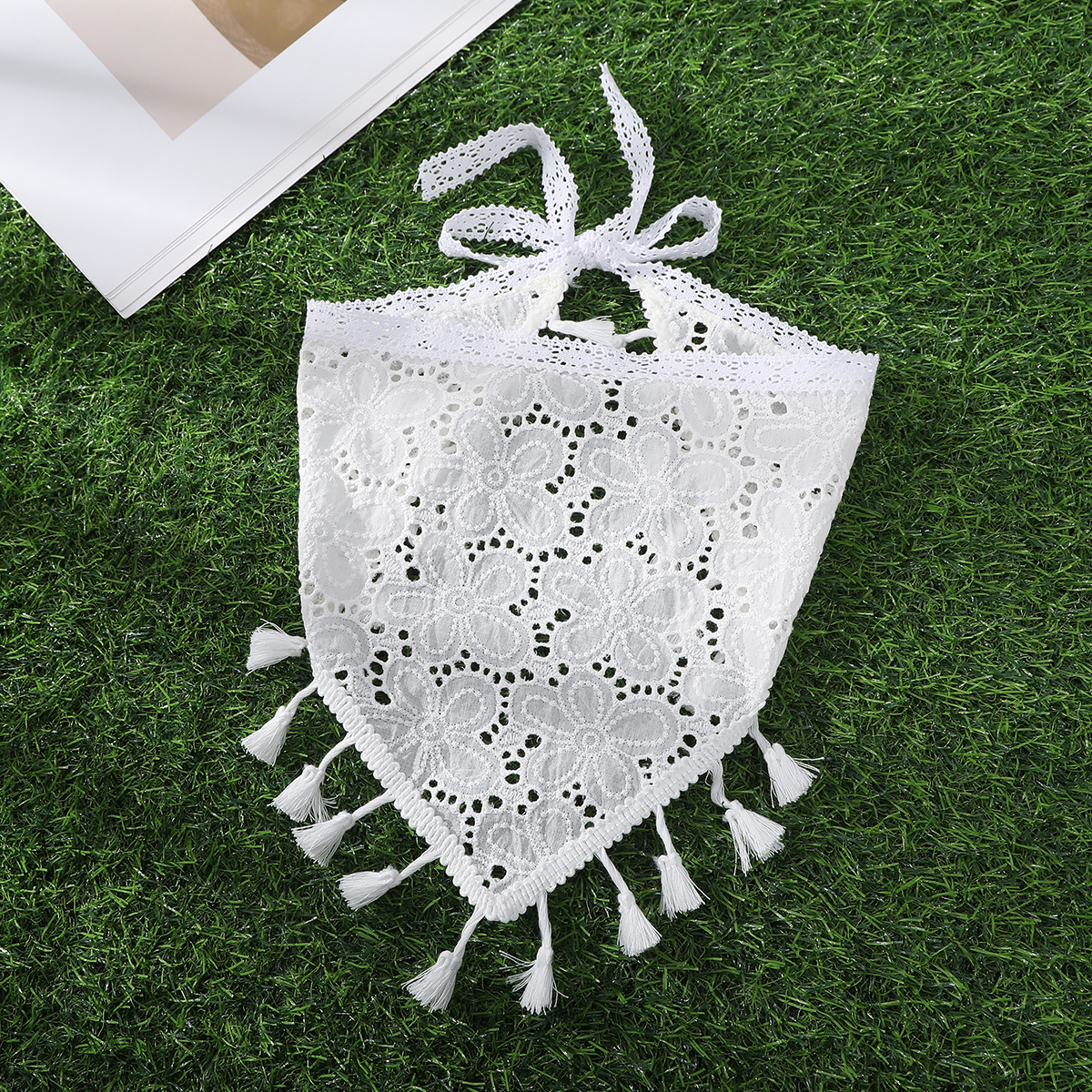 AWAYTR Hollow Lace Tassel Hair - огляд і ціна Tassel Fringe Trim